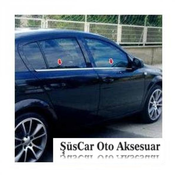 Honda Civic 2006-2011 Sedan Krom Cam Çıtası 4 Kapı 6 Parça P.Çelik - 5