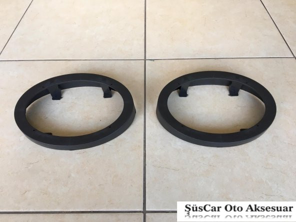 6x9 Üniversal Oval Hoparlör Yükseltici Hoparlör Kasnağı 2 Adet - 2