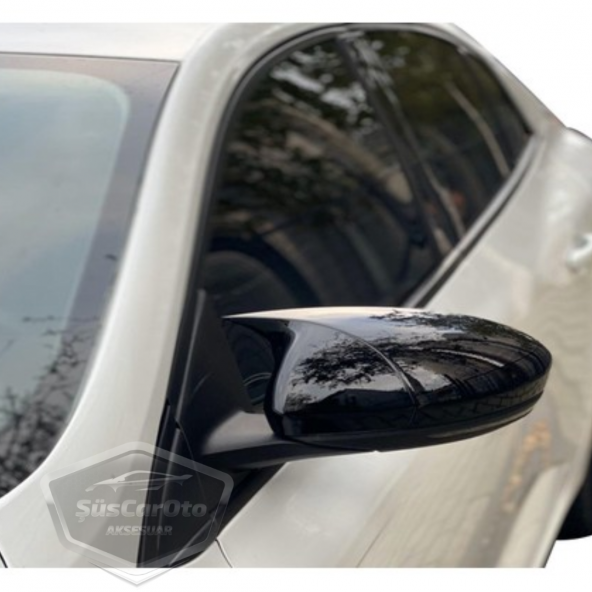 Renault Megane 4 2016 Sonrası Batman Yarasa Ayna Kapağı Piano Black ABS Plastik - Resim 5