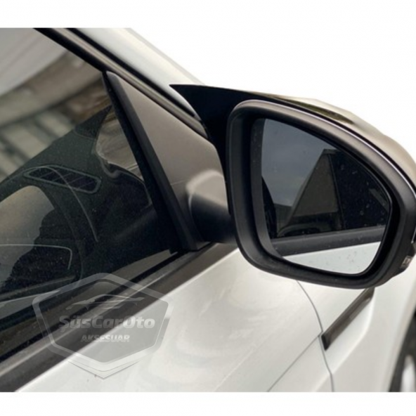 Renault Megane 4 2016 Sonrası Batman Yarasa Ayna Kapağı Piano Black ABS Plastik - Resim 8