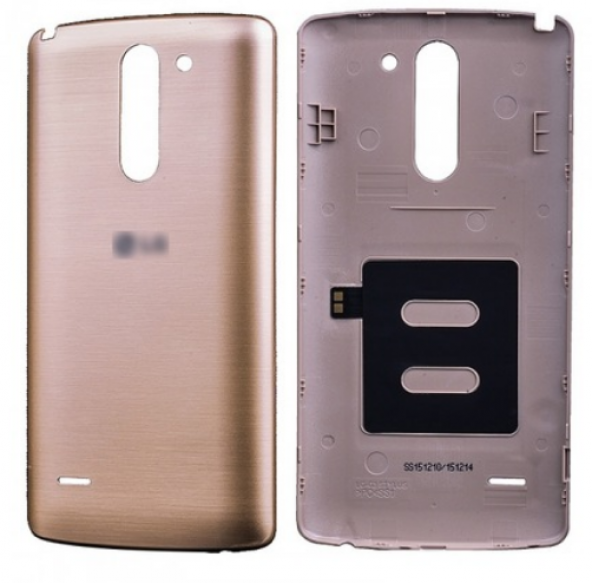 Kdr-1 LG G3 D693 Stylus Arka Pil Batarya Kapağı Gold