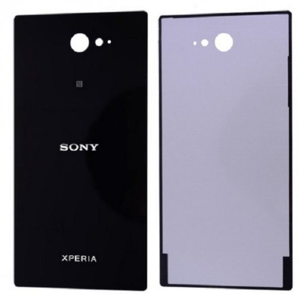 Kdr-1 Sony Xperia M2 D2303 Arka Pil Batarya Kapağı Siyah