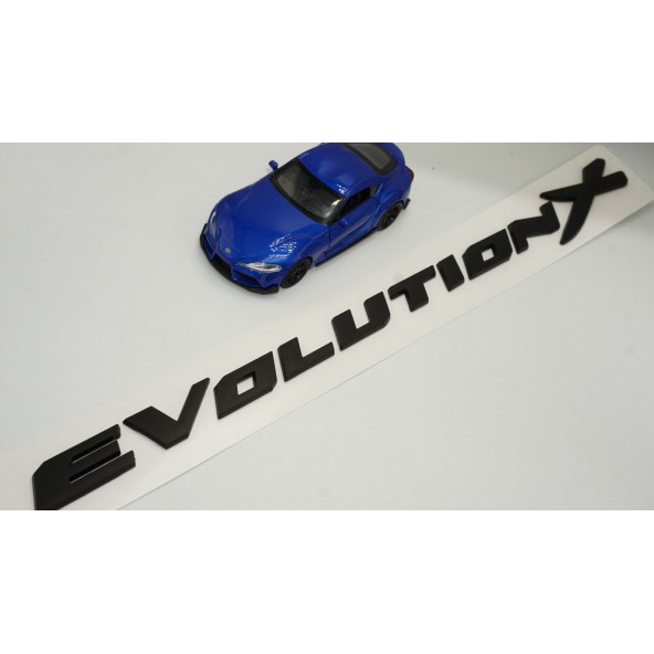 Mitsubishi Lancer Evolation X 3M 3D Bagaj Yazı Logo Amblem - 2