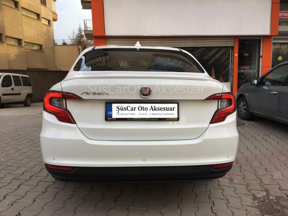Fiat Egea Bagaj Üstü Slim Spoiler Parlak Beyaz - 7