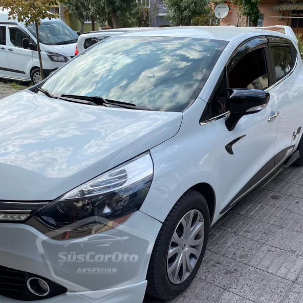 Renault Clio 4 2012-2019 Batman Yarasa Ayna Kapağı Piano Black ABS Plastik