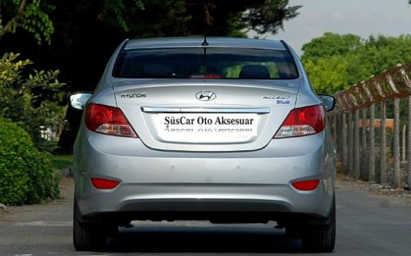 Hyundai Accent Blue Bagaj Üstü Slim Spoiler Parlak Beyaz
