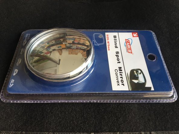 Carub Açısı Ayarlanabilir 75 mm Krom Yuvarlak Kör Nokta Aynası - 4