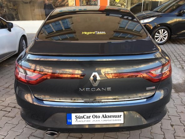 Renault Megane 4 Sedan Kasa Bagaj Üstü Spoiler Piano Black Siyah