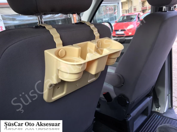 Araç İçi Koltuk Başlık ve Koltuk Arası Bardak Tutucu, Bardaklık - 8