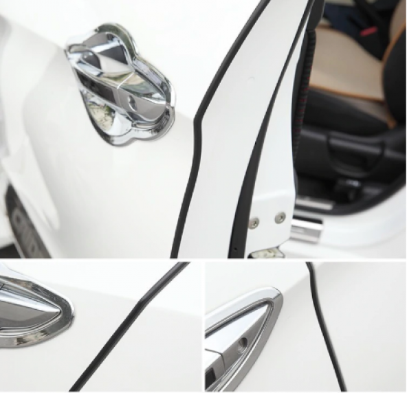 SAMURAİ Araç Kapı Koruma Fitili Çarpma Çizik Önleyici Siyah - 3