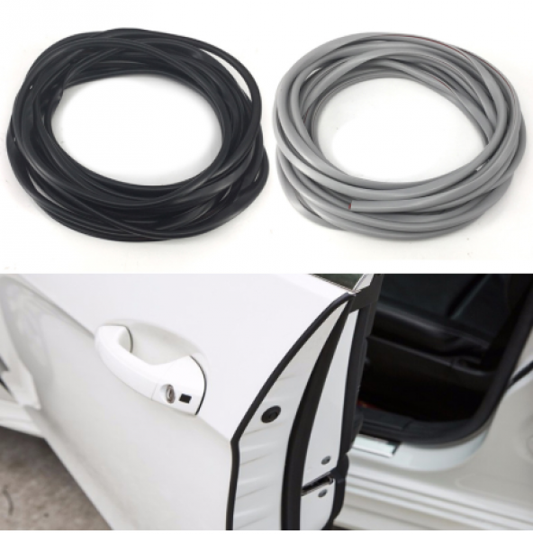 SAMURAİ Araç Kapı Koruma Fitili Çarpma Çizik Önleyici Siyah - 9