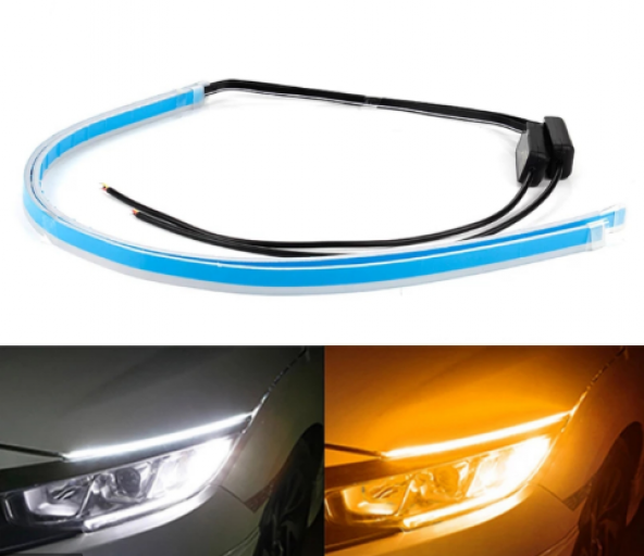 Far Üstü Dinamik Kayar Sinyalli Gündüz Ledi 60 Cm Yeni Nesil - 3