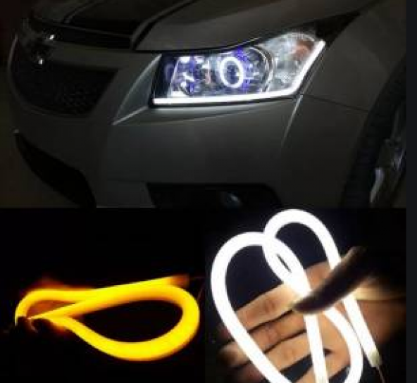 Far Üstü Dinamik Kayar Sinyalli Gündüz Ledi 60 Cm Yeni Nesil - 4