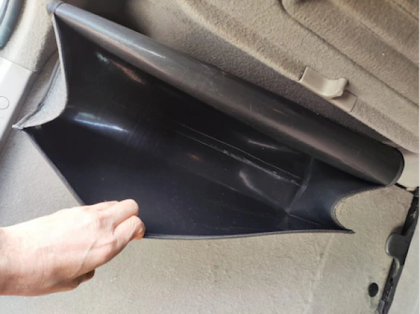 Siyah Bagaj Organizer Çanta Bagaj Çantası Su Geçirmez Cırtcırtlı - 2