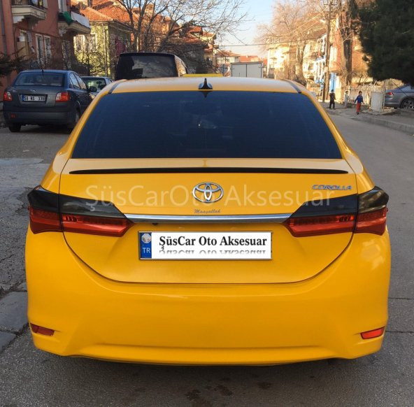 Toyota Corolla 2013-2018 Sedan Bagaj Üstü Spoiler Piano Black