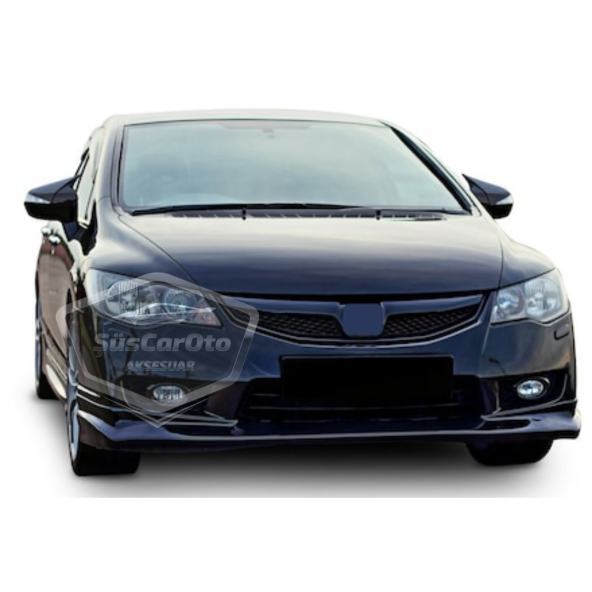 Honda Civic FD6 2006-2011 Batman Yarasa Ayna Kapağı Piano Black ABS Plastik - Resim 2