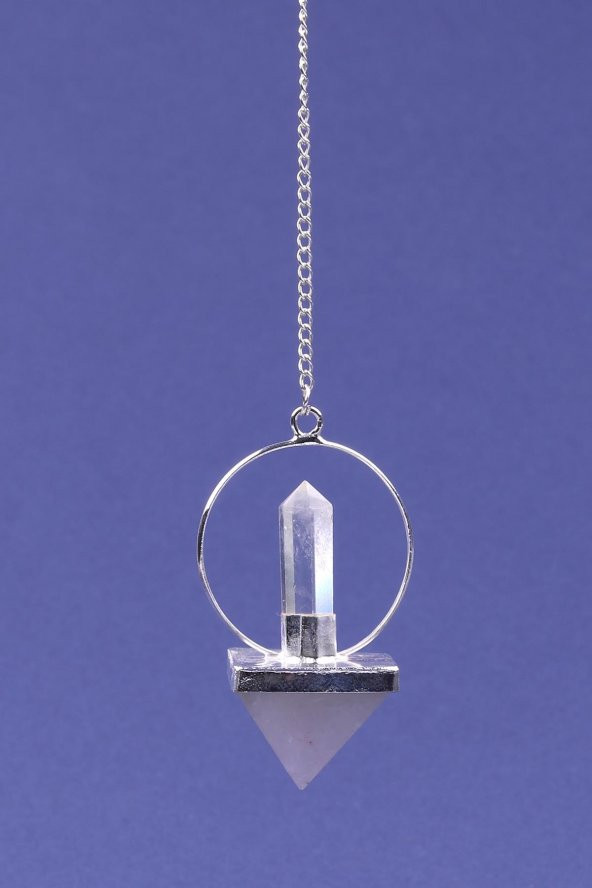 Kristal Kuvars Doğal Taş Pandül ürün görseli 1