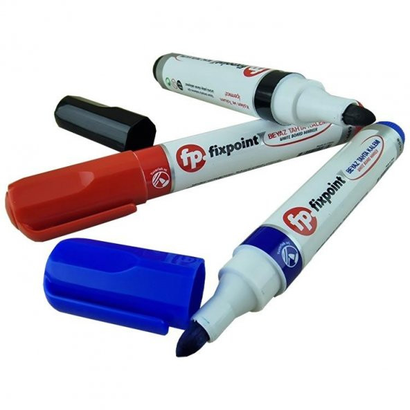 Fixpoint Beyaz Tahta Kalemi 24lü Siyah K-4627 - 2