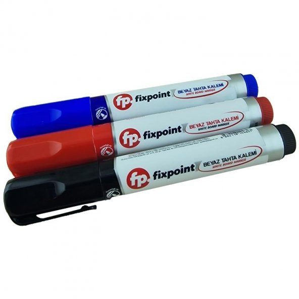 Fixpoint Beyaz Tahta Kalemi 24lü Siyah K-4627 - 3