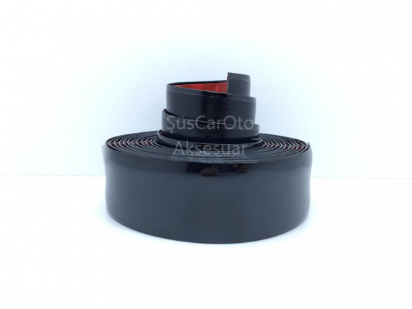 5D Tampon Bagaj Kapı Eşiği Koruyucu Şerit Eşik Bandı Piano Black - 2