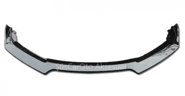 Honda Civic FC5 Esnek 3 Parça Lip Piano Black Flaplı Kanatlı - 6