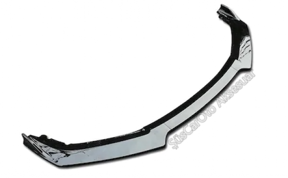 Honda Civic FC5 Esnek 3 Parça Lip Piano Black Flaplı Kanatlı - 7