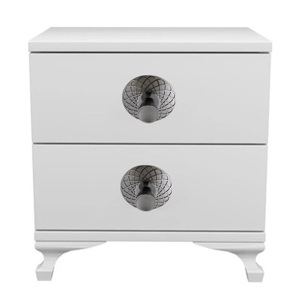 Dinar Çekmece Dolap Dolabı Kapak Kulpu Kulpları Kulbu 32 Mm Füme Metal Kulp Mobilya Mutfak - Resim 7