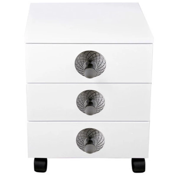 Dinar Çekmece Dolap Dolabı Kapak Kulpu Kulpları Kulbu 32 Mm Füme Metal Kulp Mobilya Mutfak - Resim 5