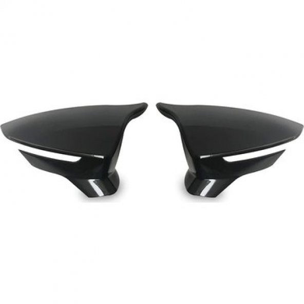 Araca Özel Batman Yarasa Ayna Kapağı Piano Black ABS Plastik