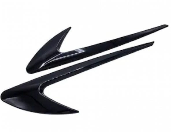 Üniversal Piano Black Çamurluk Venti Izgarası Sağ Sol 2 Adet - 8