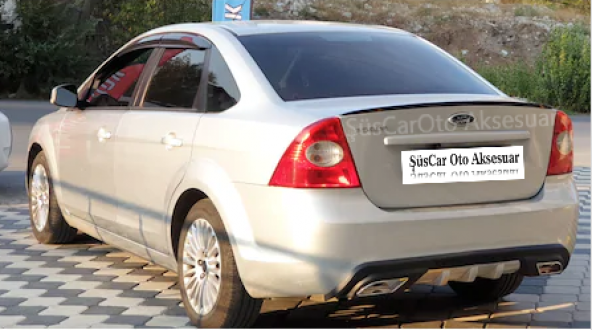 Ford Focus 2 2.5 Bagaj Üstü Spoiler Bagaj Çıtası Piano Black