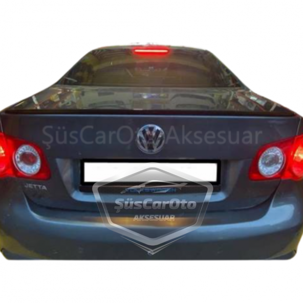 Vw Jetta MK5 2005-2010 Bagaj Üstü Spoiler Çıtası Piano Black Parlak Siyah - 5