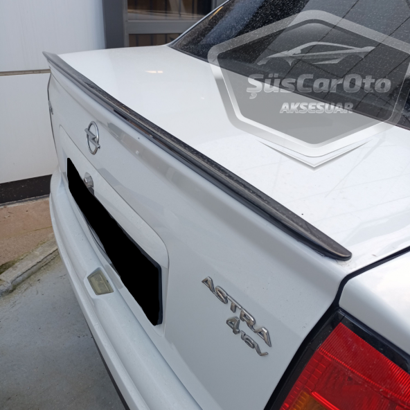 Opel Astra G 1998-2004 Bagaj Üstü Spoiler Bagaj Çıtası Piano Black Parlak Siyah - 3