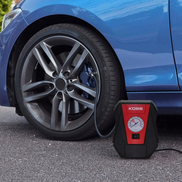 KOBB KB200 12Volt 150 PSI Ayarlanabilir Dijital Basınç Göstergeli Hava Lastik Şişirme Pompası - 7