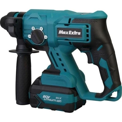 Max-Extra MXP9022 Çift Akülü Kırıcı Delici 20V 4Ah Kömürsüz