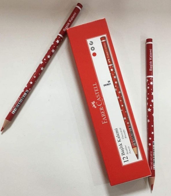 Faber Castell FBR 3145 Kırmızı Kalem Yıldız - 3