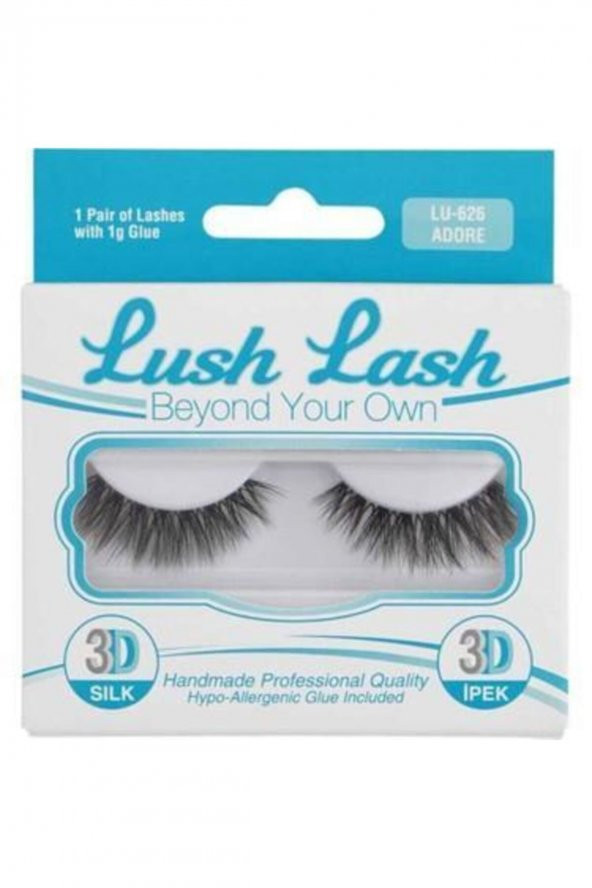 Lush Lash 3d İpek Takma Kirpik Lu 626