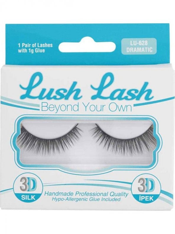 Lush Lash Ipek Kirpik 3D Dramatic LU-628 8699067176289