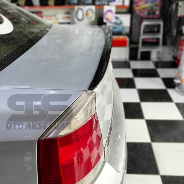 Opel Vectra C Bagaj Üstü Slim Spoiler Piano Black Parlak Siyah - 6