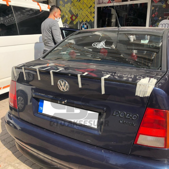 Polo Classic Bagaj Üstü Slim Spoiler Piano Black Parlak Siyah