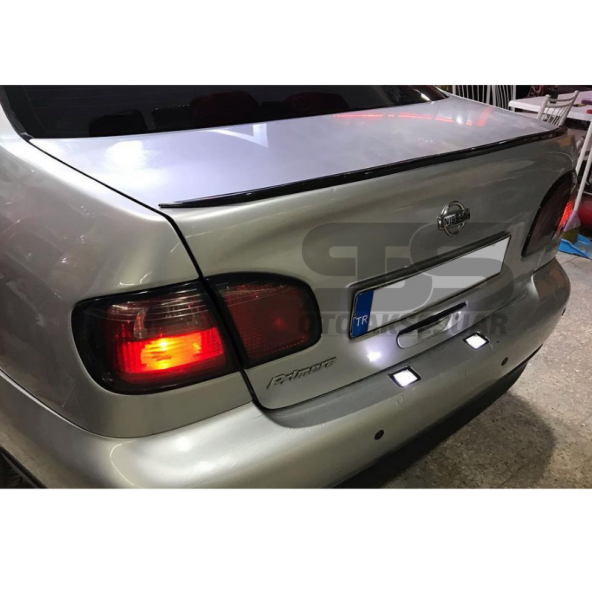 Nissan Primera Bagaj Üstü Slim Spoiler Piano Black Parlak Siyah - 2