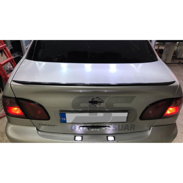 Nissan Primera Bagaj Üstü Slim Spoiler Piano Black Parlak Siyah - 3