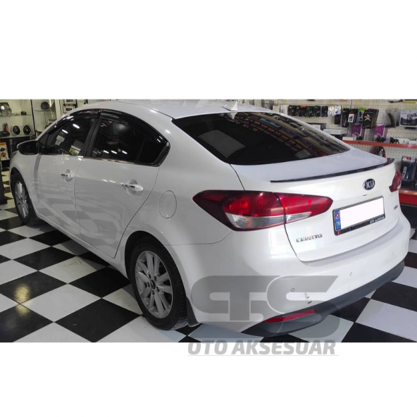 Kia Cerato Bagaj Üstü Slim Spoiler Piano Black Parlak Siyah - 3