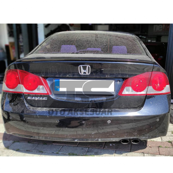 Honda Civic Fd6 Bagaj Üstü Black Piano Spoiler Bagaj Çıtası - 3