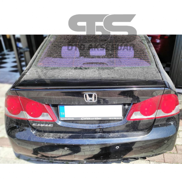 Honda Civic Fd6 Bagaj Üstü Black Piano Spoiler Bagaj Çıtası - 5