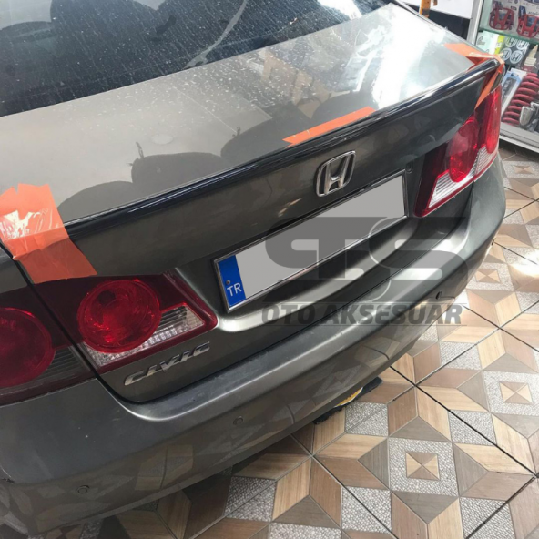 Honda Civic Fd6 Bagaj Üstü Black Piano Spoiler Bagaj Çıtası - 7