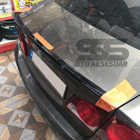 Honda Civic Fd6 Bagaj Üstü Black Piano Spoiler Bagaj Çıtası - 8