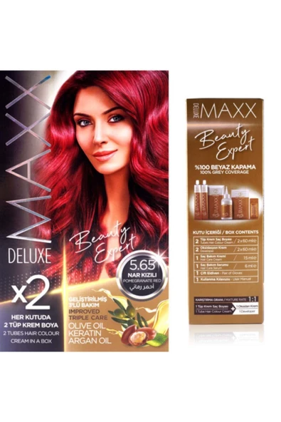 MAXX DELUXE Beauty Expert  2 li  Paket Saç Boyası - 2