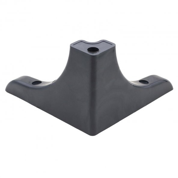 Mobilya Kanepe Sehpa Puf Koltuk Ayağı 10 cm Antrasit Baza Ayak (4 ADET) - 2