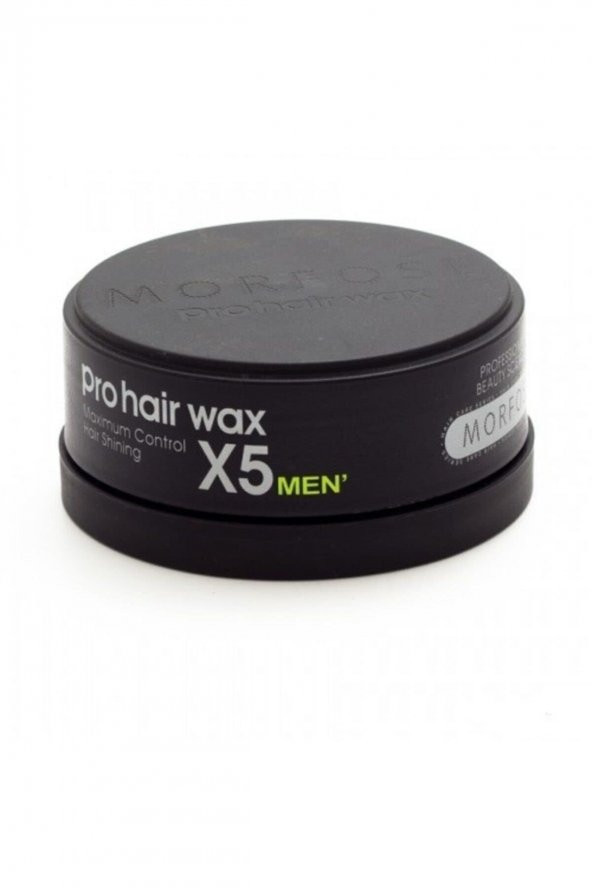 Morfose Pro Hair X5 Men Maximum Control Wax Siyah 150 Ml